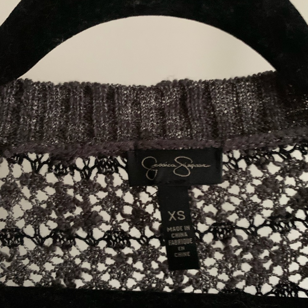 Striped Grey and Black Long Fashion Cardigan